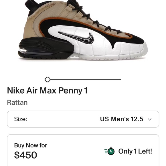 Nike Air Max Penny New With Box - Picture 8 of 9